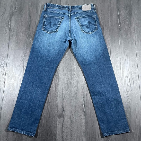 Adriano Goldschmied Jeans Mens 30x31 Blue The Graduate USA Made Blokecore AG - Picture 2 of 9